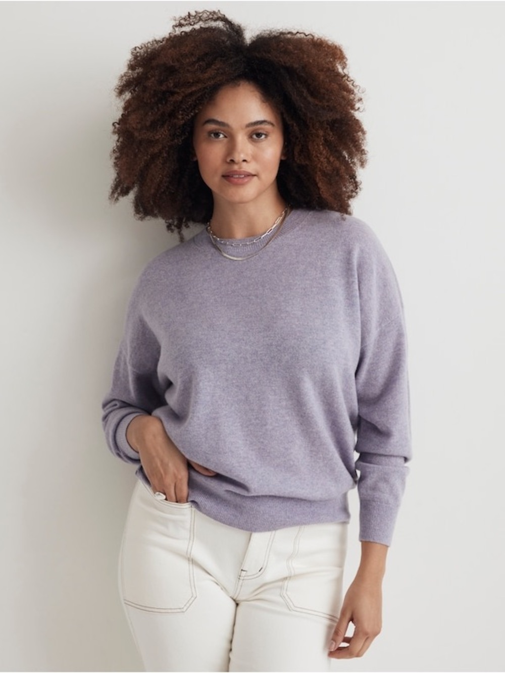Madewell (Re)sponsible Cashmere Oversized Crewneck Sweater
